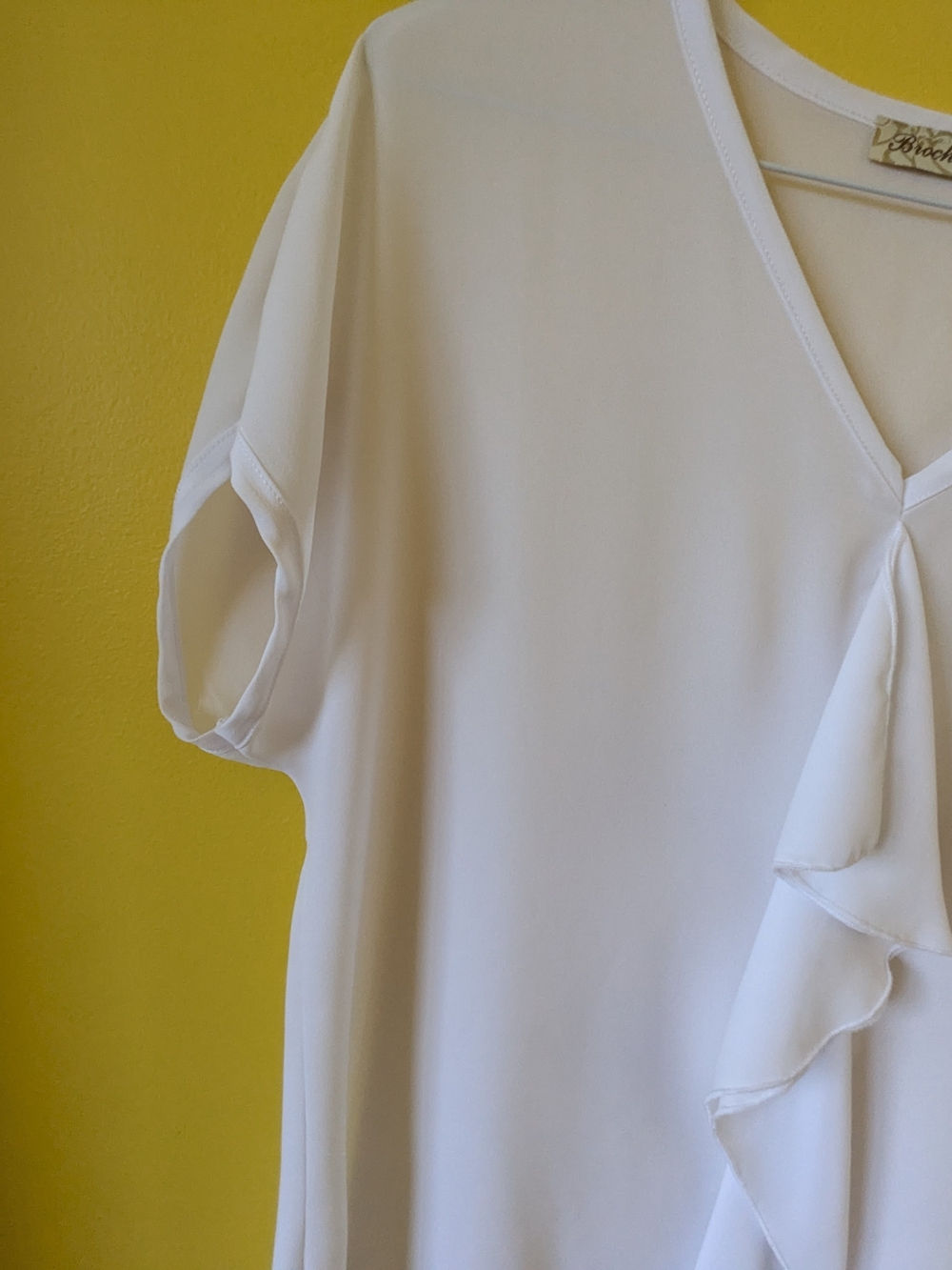 Top Roufle White Blouse - Picture 7 of 9